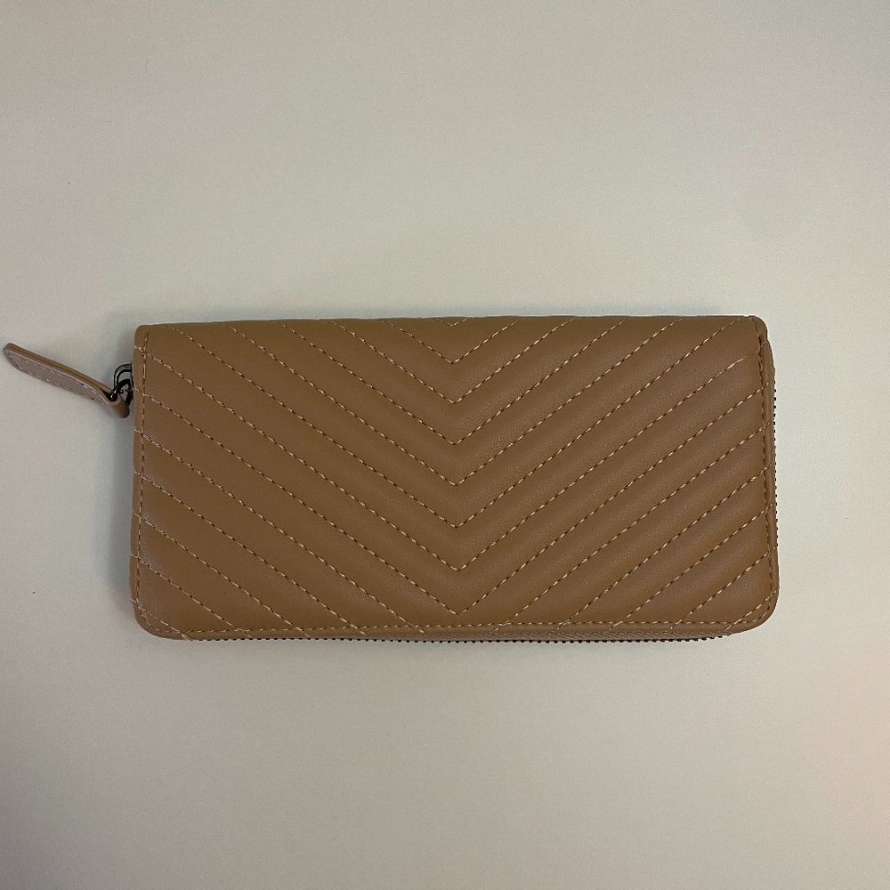 New! Leather Wallet V-Quilted